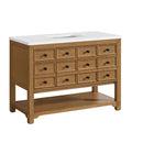 James Martin Malibu 48" Single Bathroom Vanity, Amber Birch