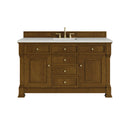James Martin Brookfield 60" Single Bathroom Vanity, Honey Oak