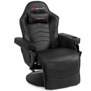 Ergonomic High Back Massage Gaming Chair with Pillow-Pink by DirectDeals