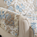 Reversible Floral Patchwork Furniture Protector - Maribel Collection by Great Bay Home