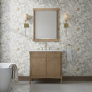 James Martin Kinnsden 36" Single Bathroom Vanity, Weathered Oak