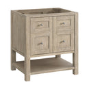 James Martin Breckenridge 30" Single Bathroom Vanity, Whitewashed Oak