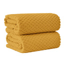 Cotton Diamond Waffle Weave Bath Towel Set - Grayson Collection by Great Bay Home