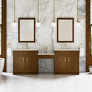 James Martin Bellshire 96" Double Bathroom Vanity, Honey Oak