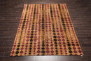 7'11" x 9'11" Hand Knotted 100% Jute Thick Pile Area Rug Modern Tan