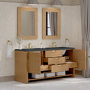 James Martin Solene 72" Double Bathroom Vanity, Seaside Oak