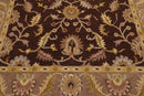8' x 10' Handmade Wool Traditional Oriental Area rug 8x10 Traditional Brown