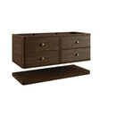 James Martin Allamari 48" Floating Single Bathroom Vanity, Sable