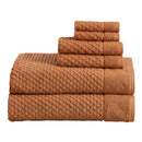 Cotton Diamond Waffle Weave Bath Towel Set - Grayson Collection by Great Bay Home