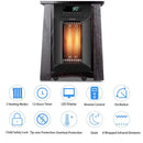 1500W 12H Timer Caster Portable Electric Space Heater by LJGDeals