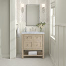 James Martin Breckenridge 30" Single Bathroom Vanity, Whitewashed Oak
