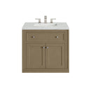 James Martin Chicago 30" Single Bathroom Vanity, Walnut Whisper