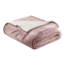 Velvet Plush Sherpa Bed Blanket - Sherpa Fleece Collection by Great Bay Home