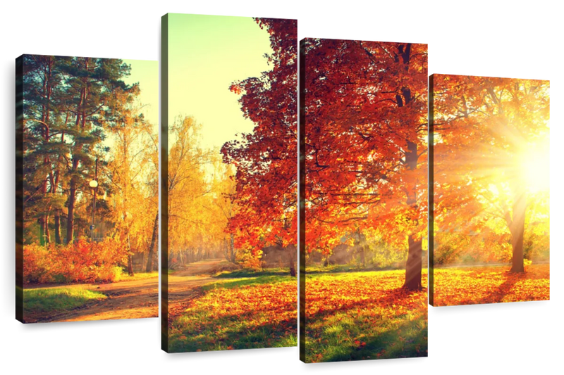 Autumn Sunset Wall Art