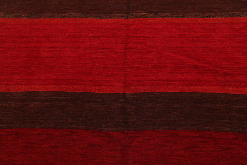 9'3" x 11'10" Hand Knotted 100% Wool Designer Oriental Area Rug Contemporary Red