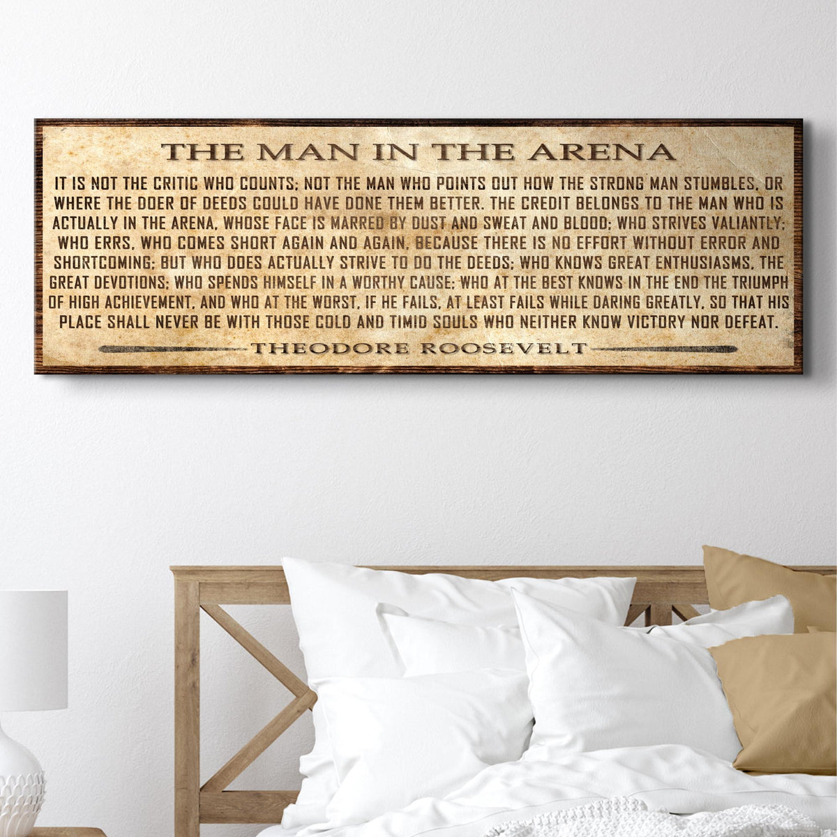 The Man In The Arena Sign V, photo 2 of 7