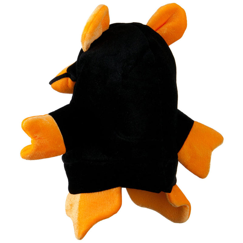 Black Orange Velvet Animal Hat