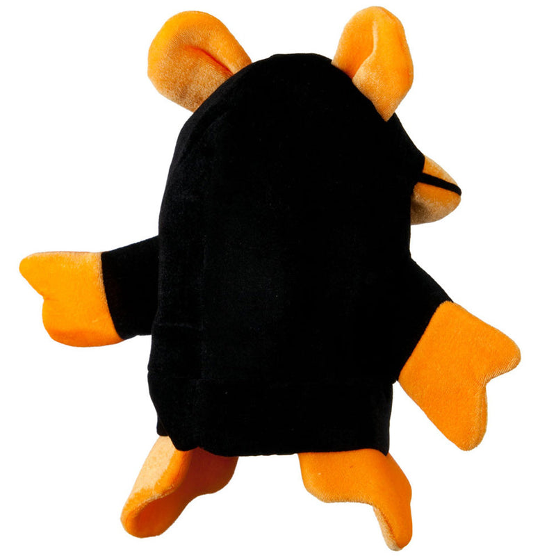 Black Orange Velvet Animal Hat
