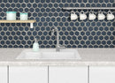 MSI Vague Blue 3" Hexagon Mosaic Tile