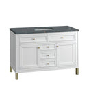 James Martin Chicago 48" Single Bathroom Vanity, Glossy White
