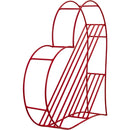 Heart-Shaped Floating Bookshelf – Red Valentine’s Day Wall Shelf