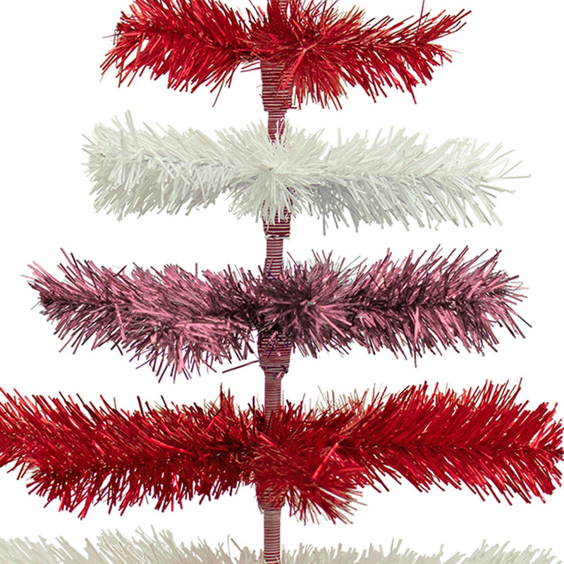 Valentine's Day Layered Tinsel Tree