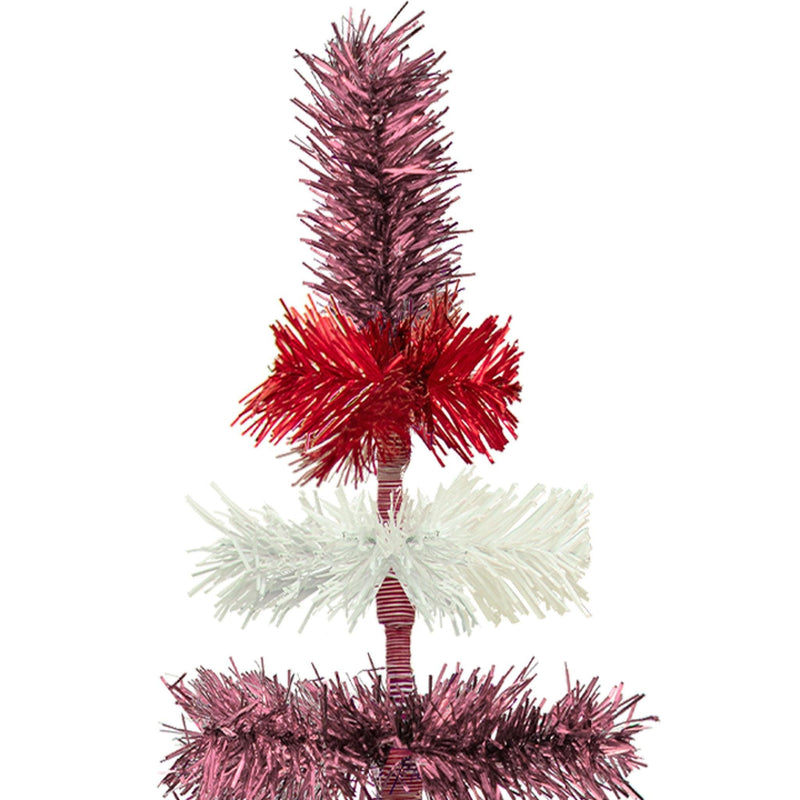 Valentine's Day Layered Tinsel Tree