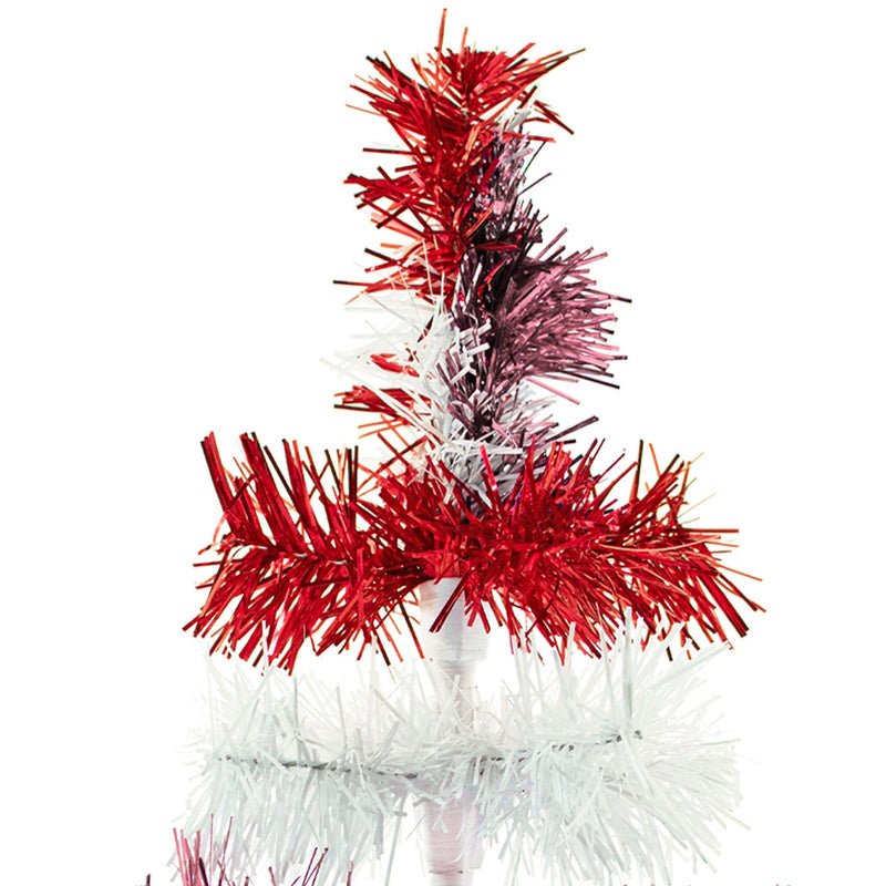 Valentine's Day Layered Tinsel Tree