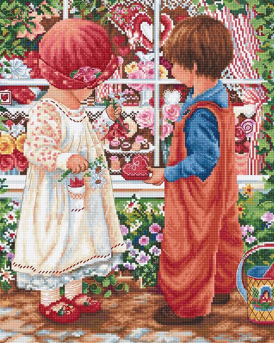 Valentines Treasure B2407L Counted Cross-Stitch Kit