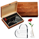 Anniversary, Birthday & Everyday 24K Gold Rose Love Box