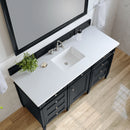 James Martin Brittany 60" Single Bathroom Vanity, Black Onyx