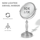 Makeup Mirror with Magnification & Swivel