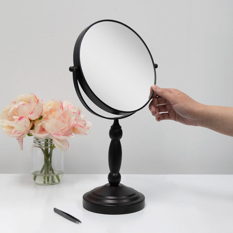 Makeup Mirror with Magnification & Swivel