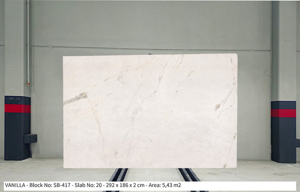 Vanilla Boutique Marble Slab, Polished 2 cm