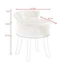Taylor Velvet Vanity Stool
