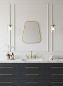 Gold Wall Brass Mirror - Triangle Mirror
