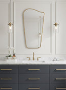 Golden Wave Brass Mirror - Italien Style Mirror