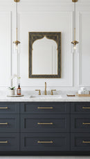 Moroccan Engraved Brass Wall Mirror