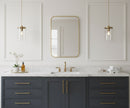 Brass Rectangle Mirror - Unlacquered Brass Mirror