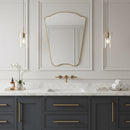 Italian Style Irregular Mirror - Brass Mirror