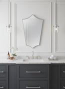Handmade Italian Silver and Brass Wall Mirrors