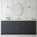 Brass Wavy Mirror - Oval Mirror