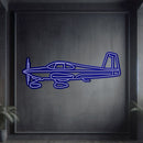 RV-10 Metal Neon Aircraft Wall Art - NCN0060
