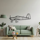 RV-7 Metal Aircraft Wall Art - NCP0122 by Navigate Craft