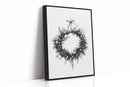Monochromatic Wreath in Winter