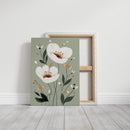 Tranquil Blossoms - Minimalist Floral Art