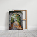 Sunlit Citrus Pathway