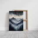 Starlit Peaks in Twilight