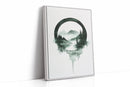 Tranquil Wilderness - Minimalist Forest Art