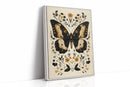 Gilded Monarch - Vintage Butterfly & Floral Art